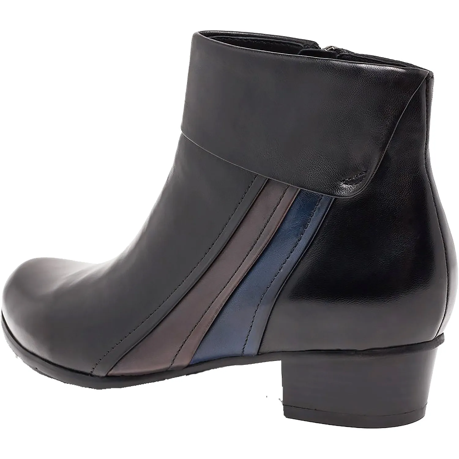 Women's Regarde Le Ciel Stefany-369 Black/Muddy/Melanzana Glove Leather